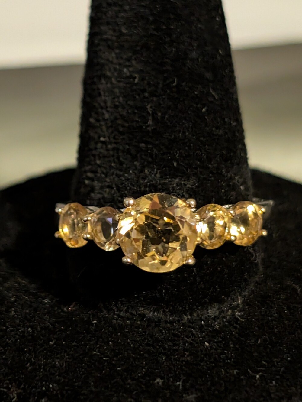 Citrine Sterling Silver Ring